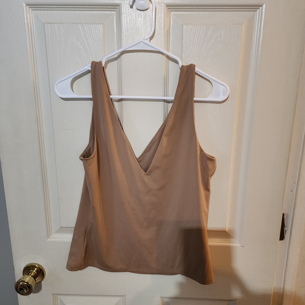 Express Tan V-Neck Camisole